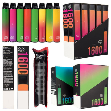 퍼프 XXL 일회용 vape 장치 포드 1600puffs