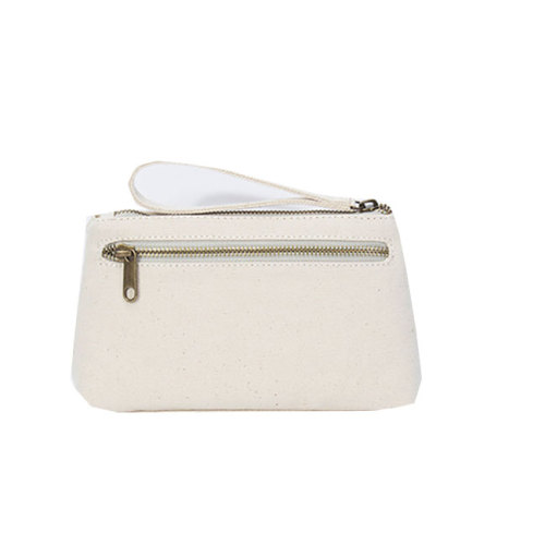 Canvas Leather Women Magazine Clutch Purse Bag