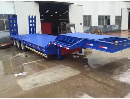 Flatbed Semi Trailer Low Bed Trucks And Trailers