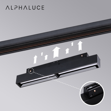 Modern Magnetic Grille Lights: DC48V 8W 18W 7W 12W Flood Spotlights