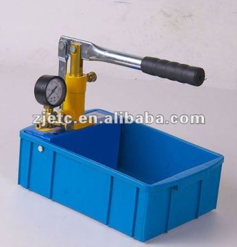 Aluminum pump body hand test pump,plastic tank