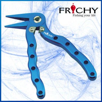 FPG07 bird type blue aluminium Fly Fishing Plier For Kids Fishing Tackle
