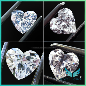 Made in China Wholesale Moissanite Diamond heart shaped moissanite per carat price