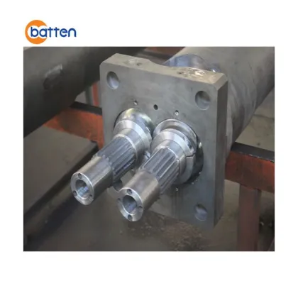 KraussMaffei KMD 60 KK Conical Twin Extruder: High-Quality Screw and Barrel for Plastic Extrusion Machines