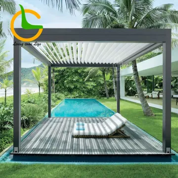 Waterproof Aluminum Pergola for Garden Trellis Canopy Gazebo & More