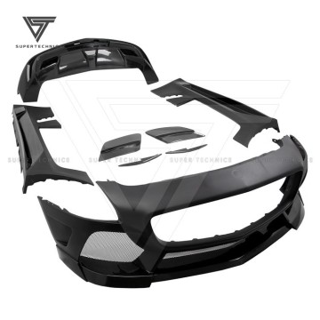 Half Carbon Fiber Wide Body Kits for Mercedes-Benz SLS-Class R197 AMG 2011-2014 - Misha Design Style