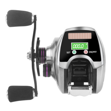 Electric Deep Sea Fishing Reels with New Drag Power, Cold Light Display, and Magnetic Brake - 2pcs (10kg Metal Silver)
