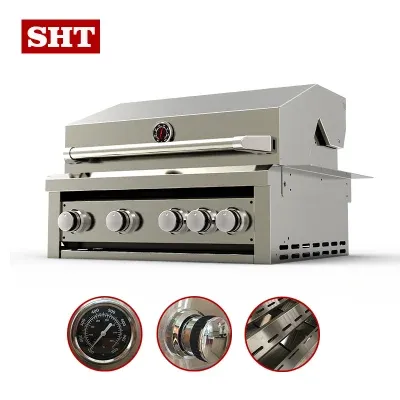 American Gas Grill Stainless Steel Kitchen Barbecue Grills for Outdoor