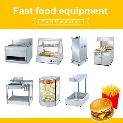 KFC and McDonald's Kitchen Equipment: Commercial Fast Food Restaurant Design