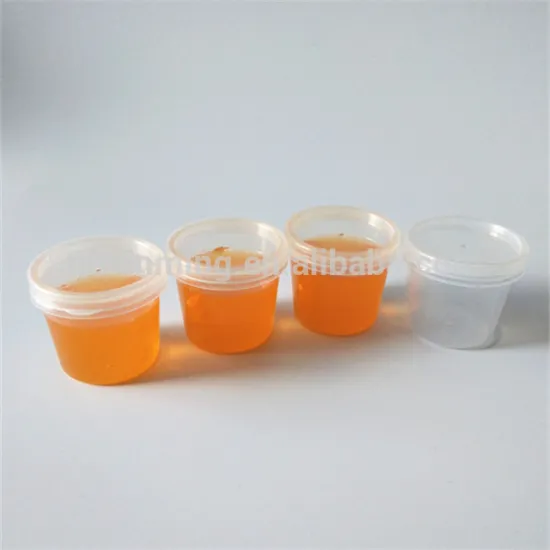 1.5oz plastic sauce cup with lid