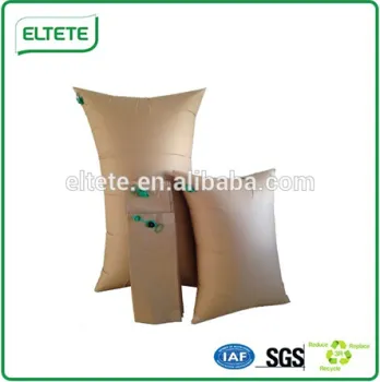 Small MOQ Cheap Paper Inflatable Bags for Containers in Different Sizes