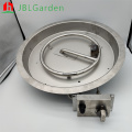 Outdoor Stainless Steel Natural Gas Fire pit pan