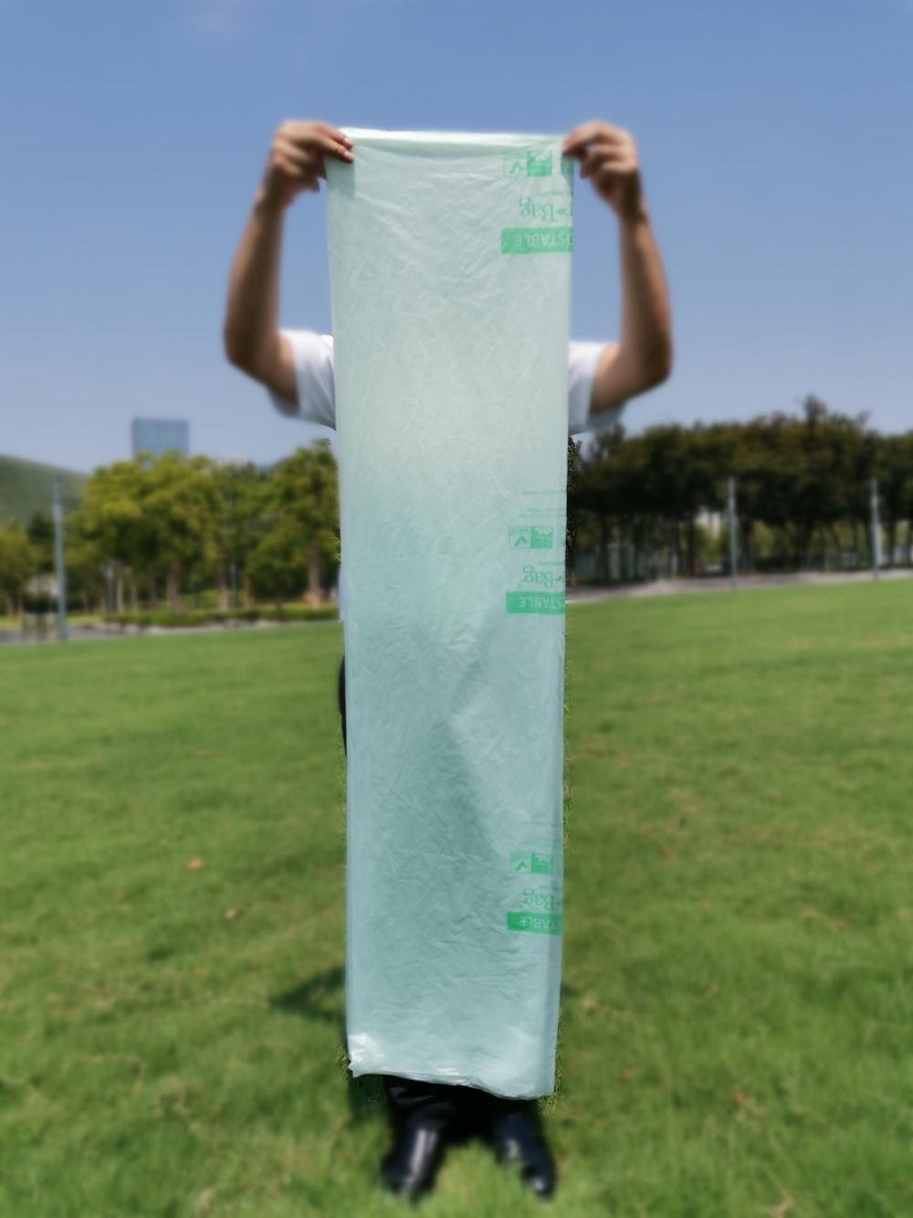 Cornstarch Based Biodegradabe Plastic Rubbish Bag