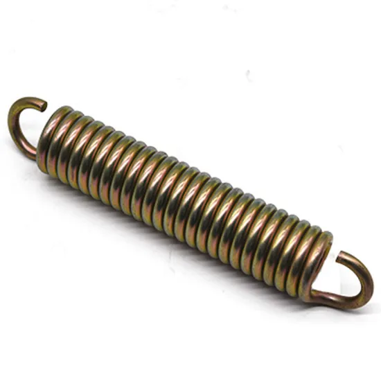 White-plated Zinc Electroplated Tension Spring