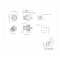 M12 3 ~ 5P ล็อคตัวผู้ด้านหน้า M16 D-Code Shielded