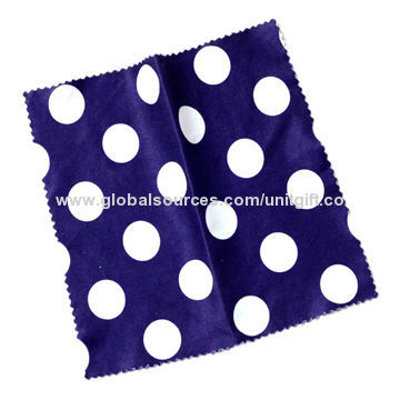 Microfiber Eyeglasses Cleaning Cloth with Logos Printing, Suitable for Promotional and Gift Purposes