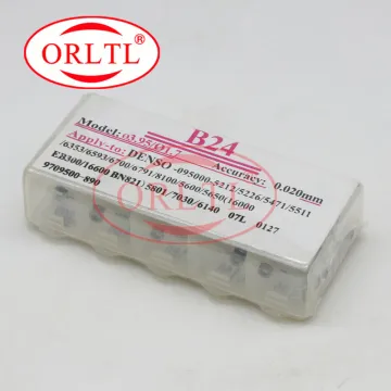 ORLTL 100 Pcs Common Rail Injector Adjusting Washers Shims Gasket B24