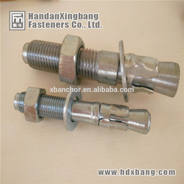 ANSI 5/8" galvanized wedge anchor manufacturer in china handan
