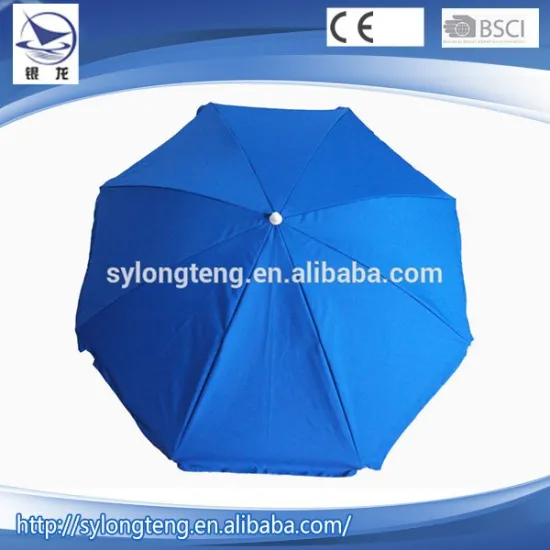 Modern design 2014 stripe multi-color fabric canopy promotion folded umbrella