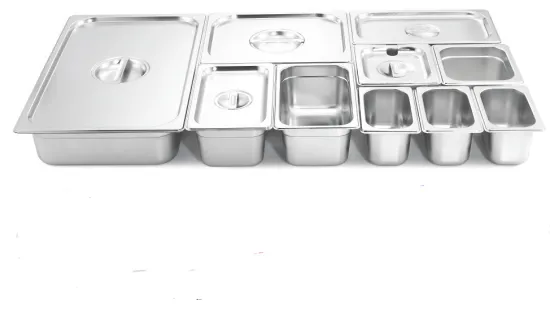 Stainless Steel 1/1 GN Pan with Lid