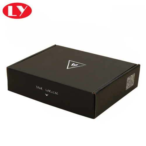 Black Corrugate Mailing Packaging Box