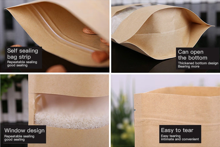 tea packaging kraft paper bag