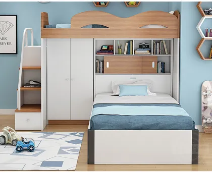 2024 Modern Children's Furniture Sets: Wood Bedroom Furniture & Kids Bunk Beds