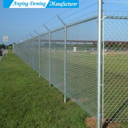 Good Quality Hot Dip Galvanized Chain Link Fence