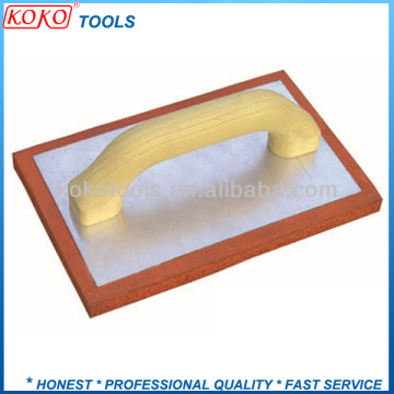 wooden handle rubber plastering trowel