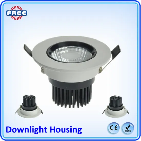 Aluminum COB 3W led downlight housing