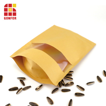 Sacchetti per alimenti in carta kraft Stand Up Pouch