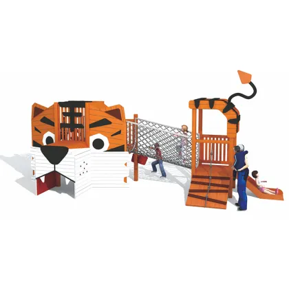 Wooden Outdoor Playgrounds: Game Play and Amusement Equipment