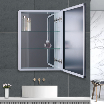 Hot Adjustable Stainless Steel Bathroom Cabinets: European Style Mirrored Medicine Cabinets with Adjustable Shelves