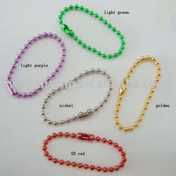 colorful ball chain in short piece