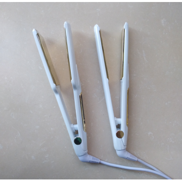 Titanium Plates Salon Using Ceramic Hair Flat Straightener
