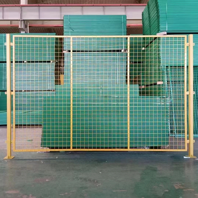 Temporary Construction Low Carbon Steel Welded Mesh Fence