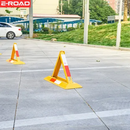 Foldable Personal Car Barrier for Parking Space Lock