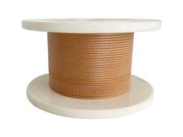 Alkali free glass fiber wrapped winding wire