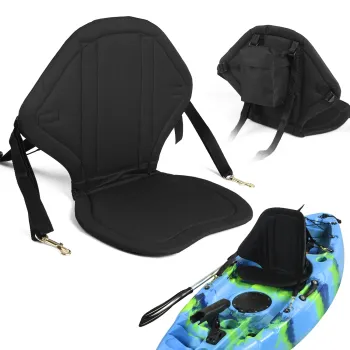 Adjustable Padded Backrest Kayak Seat for Fishing Boats