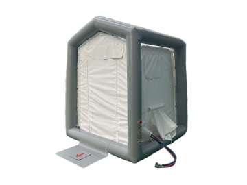 Single Shower Inflatable Tent for Rapid Decon Needs