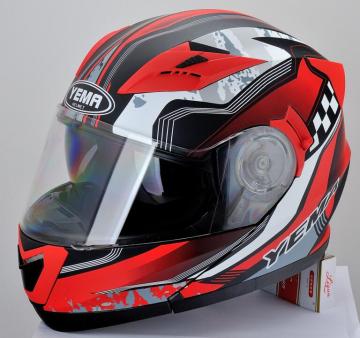 OEM Perkhidmatan Kilang Langsung Jualan ECE R22-05 Helmet Casco Bergaya Flip UP YM-925