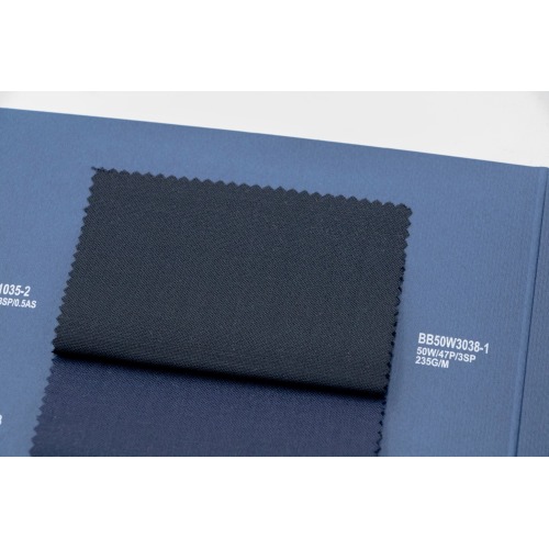 Black Lightweight Suiting Fabric