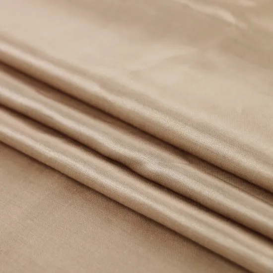 100cm*140cm Camel Soft Sleep Gown Pajamas Fabric Silk Cotton Charmeuse Satin
