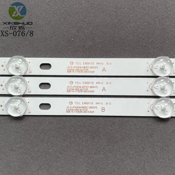Wholesale LED TV Backlight Strips for ROWA 43inch E395DM1000: MCPCB D40-M30 and 40BF400 Barra Series
