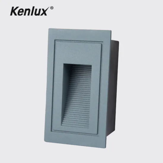 Outdoor Rectangular Recessed LED Step Light for Stair Nighscape and External Wall Lighting