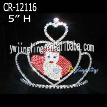 Corona del concurso de amor rhinestone para adultos