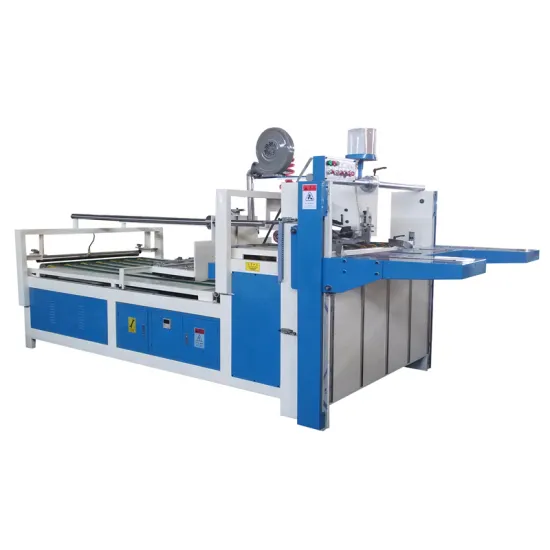 Semi-Auto Carton Box Folder Gluer Machine