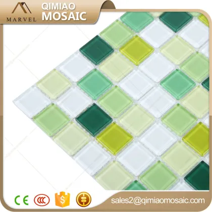 Special Building Materials Wall Deco Greens Glass Mosaic Bathroom Tiles