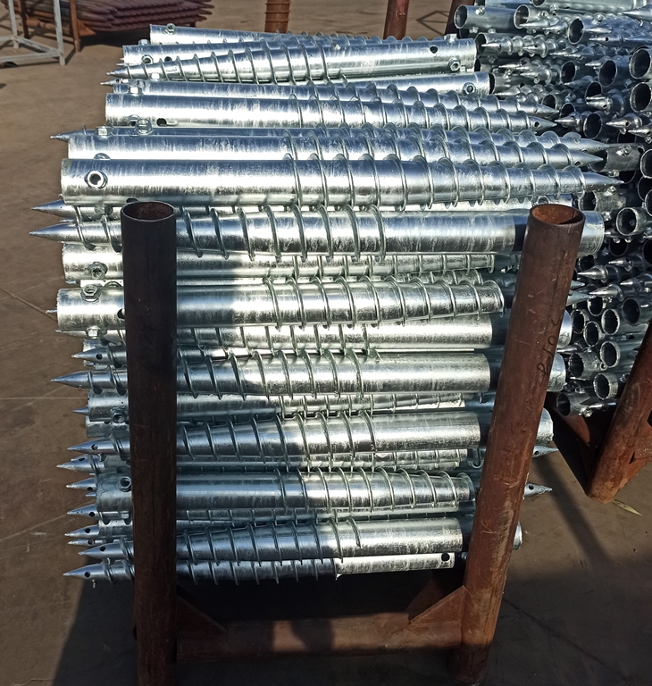 galvanized ground screw