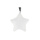 Clear Crystal 30mm Star Pendant Pendant Necklace 45cm Black Cord